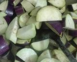 Foto langkah ke 4 dari resep Tumis Terong Teri Cabe Ijo.