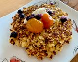 Foto del paso 3 de la receta: Tortilla de avena y manzana 🍎🥞