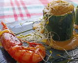Foto del paso 14 de la receta: Calabacín relleno de gambitas rojas