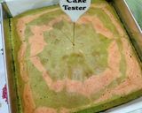 Gambar langkah 5 resipi 👩‍🍳Kek Marble Klasik Pandan.