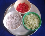 *தக்காளி, தேங்காய், மாங்காய், சாதம்* ரெசிபி ஸ்டேப் 1 புகைப்படம்
