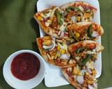 Paneer tikka pizza recipe step 3 photo