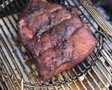 A picture of step 5 of Coffee rub smoked brisket - 8hrs slow and low.