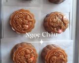 Hình bước làm 4 của món Bánh trung thu nhân đậu xanh chay