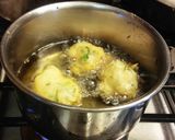A picture of step 6 of Vegetable Bonda  (deep fried veggetable balls).