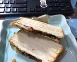 صورة لخطوة 5 من وصفة فطور بالتوست والخضار 🥕