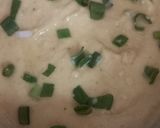 A picture of step 3 of Moong Dal Chilla.