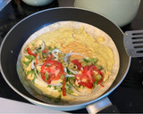 Foto del paso 4 de la receta: Wrap de tortilla y jamón a la sartén