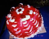 स्ट्रॉबेरी केक (Strawberry cake recipe in Hindi) रेसिपी चरण 4 फोटो