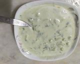 A picture of step 2 of Pita bread packet vegetable sandwich.