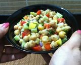 A picture of step 4 of Mexican chickpea salad.