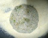 A picture of step 3 of Peas-oats cutlet.