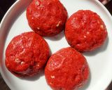 Foto langkah ke 6 dari resep Soft Cookies Red Velvet.