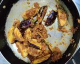 A picture of step 6 of Masala Baingan.
