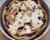 A picture of step 3 of Filo Tart with Goat Cheese and Red Onion.