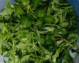 Hình bước làm 1 của món Rau muống xào giá, tỏi
