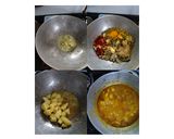 A picture of step 4 of Aloo Puri platter.