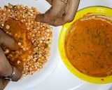 A picture of step 3 of Sabudana (tapioca) oats crunchy chicken.