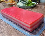 Foto langkah ke 6 dari resep Lapis Pepe Merah-Putih.