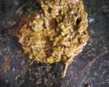 A picture of step 2 of Minit leaves (pudina)varta.