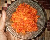 A picture of step 7 of Gajar ka Halwa 😋😋.