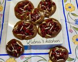A picture of step 4 of Chocolate Pomegranate Bites with Sea Salt:.