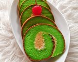 Foto langkah ke 10 dari resep Bolu Gulung Pandan.