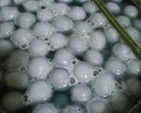Foto langkah ke 5 dari resep Bubur Candil Bunga Telang.