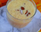 A picture of step 3 of Orange Lassi.
