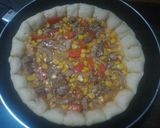 Foto langkah ke 6 dari resep Pizza daging jagung lada hitam teplon #simple.