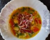 A picture of step 5 of Mix Veg Lentil Soup.