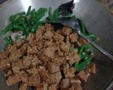 Foto langkah ke 4 dari resep 10) Tumis Kancang Panjang Tempe.