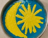 Gambar langkah 6 resipi Apam Potong Jalur Gemilang Menggunakan Blender.