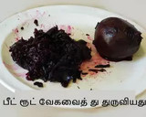 தினை அரிசி பீட் ரூட் தோசை ரெசிபி ஸ்டேப் 2 புகைப்படம்