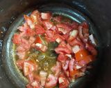 A picture of step 1 of Green peas potato.