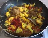 A picture of step 5 of Cauliflower korma.