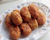 Foto langkah ke 5 dari resep Perkedel Tahu Kornet.