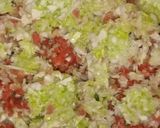A picture of step 1 of Veg manchurian.