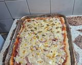 Foto del paso 13 de la receta: Pizza mega crocante con queso mozzarella y paleta,aceitunas