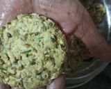 A picture of step 3 of Paneer sprouts Tikki.