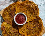 A picture of step 8 of Jowar Flour Pudla In 15 Minutes Breakfast (Sorghum Flour Pudla).