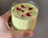 A picture of step 2 of Kesaria Thandai.