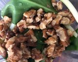 A picture of step 1 of Wild garlic pesto - vegan.