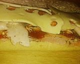 A picture of step 5 of Tex's Ham, Turkey, Swiss, and Chorizo Panini 🐷🦃🧀🍞.