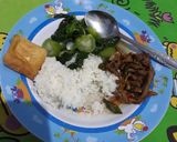 Foto langkah ke 8 dari resep Sayur Bening bayam + Oyong.