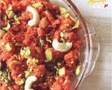 A picture of step 1 of Gajjar Ka Halwa.