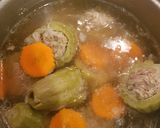 รูปขั้นตอนการทำที่ 4 ของ มะระยัดไส้หมูสับวุ้นเส้น ใส่เห็ดหอม
