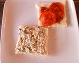A picture of step 3 of Chicken sandwich.