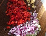 A picture of step 1 of Spinach and mushroom cannelloni.