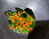 A picture of step 4 of Oats Upma.